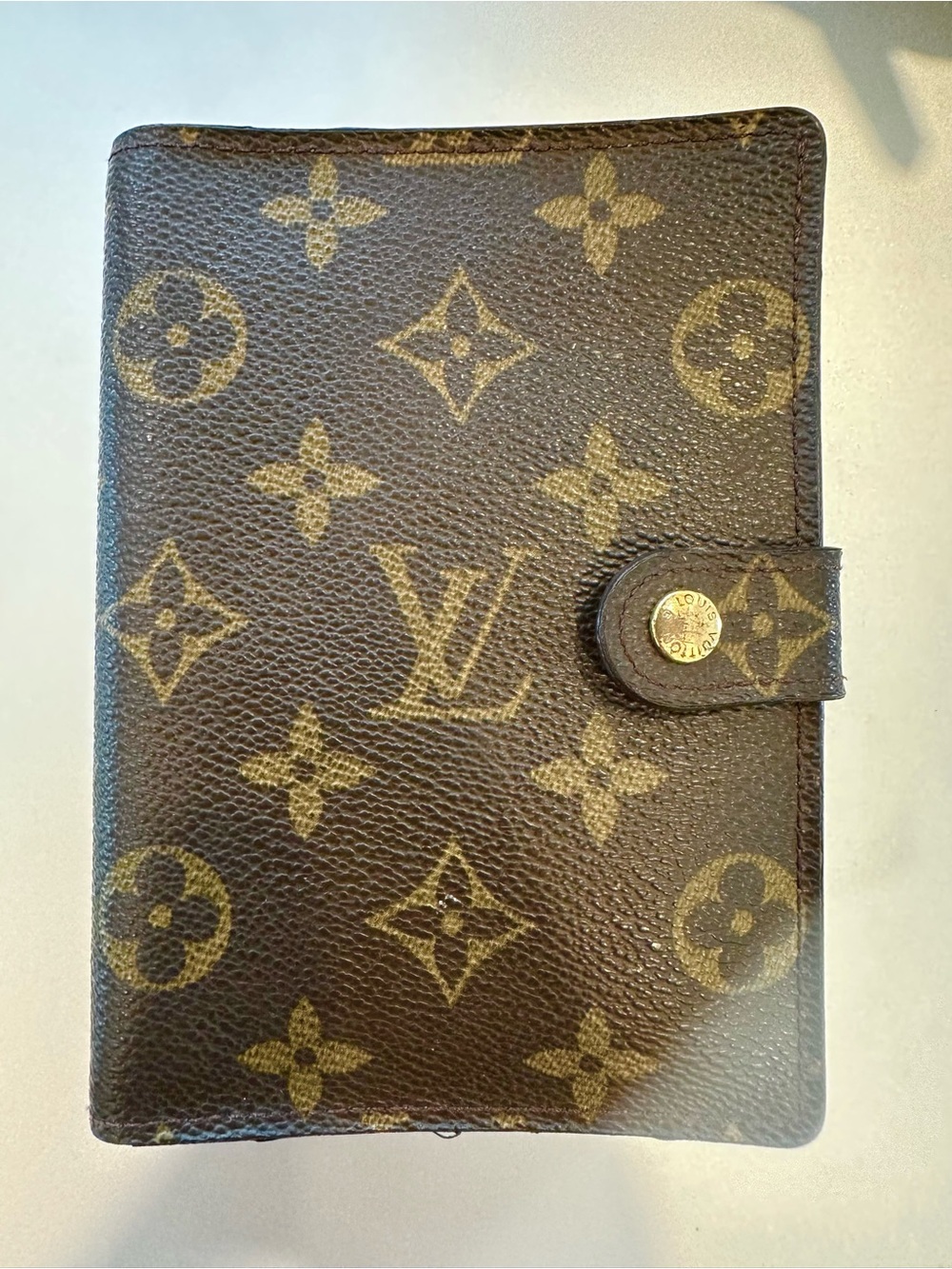 Louis Vuitton Monogram Canvas Organizer in Brown with Gold Accent